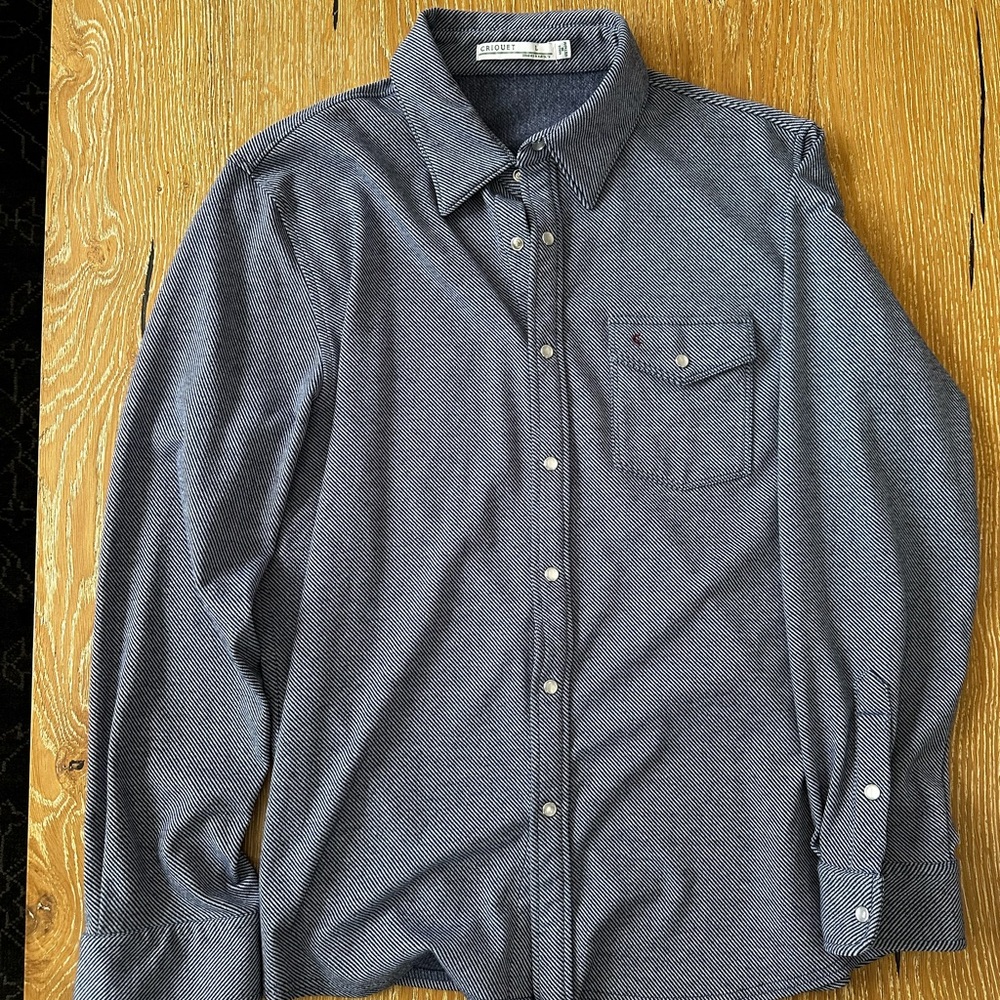 Blue Pearl Snaps Shirt